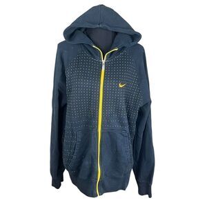 Nike Men's M Brazil Soccer Futbol National Team Full Zip Hoodie Sweatshirt Black